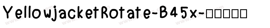 YellowjacketRotate-B45x字体转换