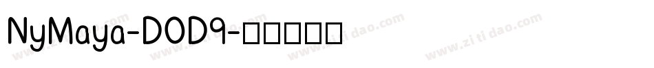 NyMaya-DOD9字体转换