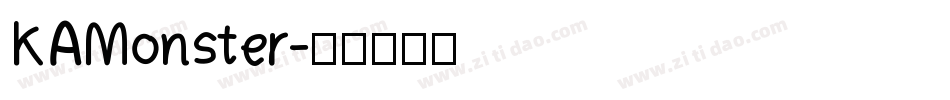 KAMonster字体转换