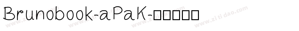 Brunobook-aPaK字体转换