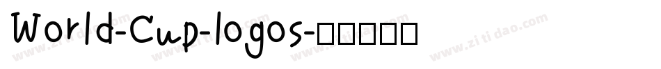 World-Cup-logos字体转换