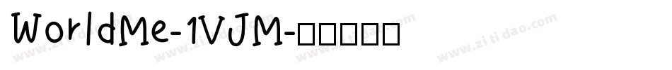 WorldMe-1VJM字体转换