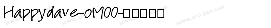 Happydave-oM00字体转换