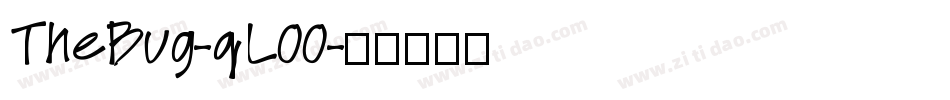 TheBug-qL00字体转换