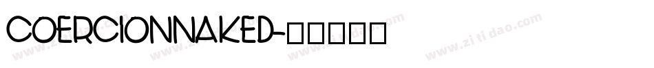 CoercionNaked字体转换