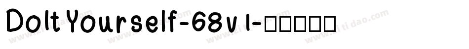 DoItYourself-68v1字体转换
