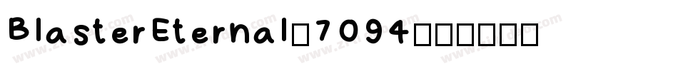 BlasterEternal-7O94字体转换