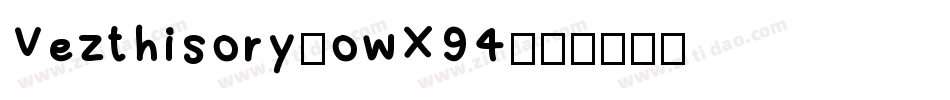 Vezthisory-owX94字体转换