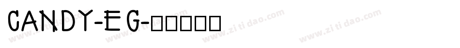 CANDY-EG字体转换