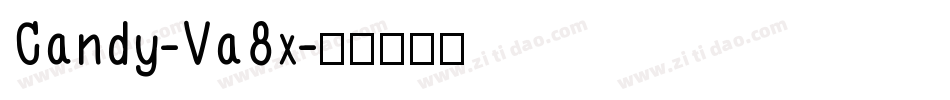 Candy-Va8x字体转换