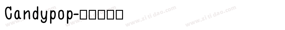 Candypop字体转换