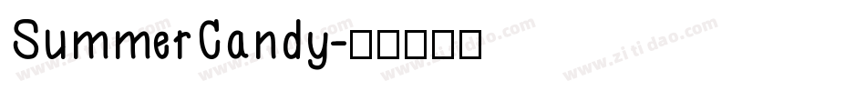 SummerCandy字体转换