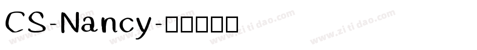 CS-Nancy字体转换