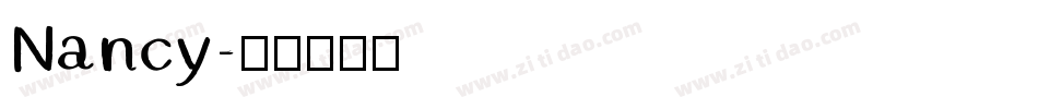 Nancy字体转换