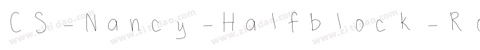 CS-Nancy-Halfblock-Rough-2字体转换