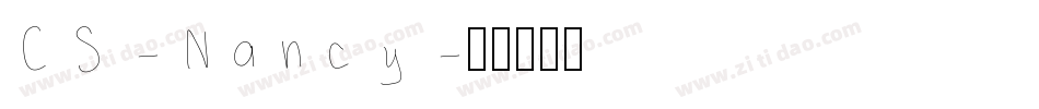 CS-Nancy字体转换