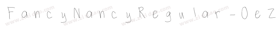 FancyNancyRegular-OeZd字体转换