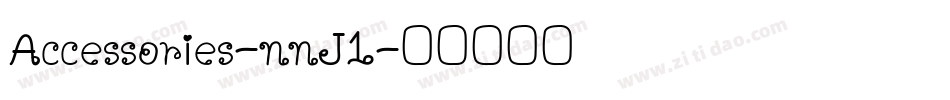 Accessories-nnJ1字体转换