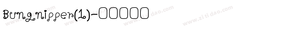 Bungnipper(1)字体转换