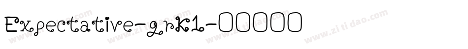 Expectative-grK1字体转换