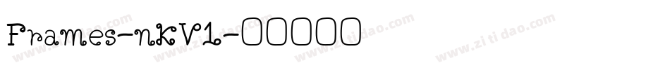 Frames-nKV1字体转换