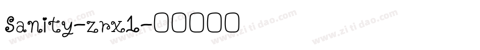 Sanity-zrx1字体转换