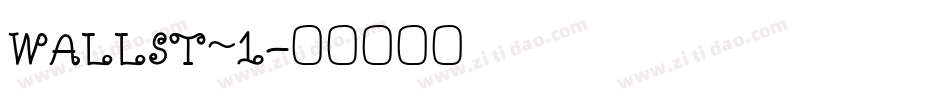 WALLST~1字体转换