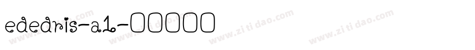 ededris-a1字体转换