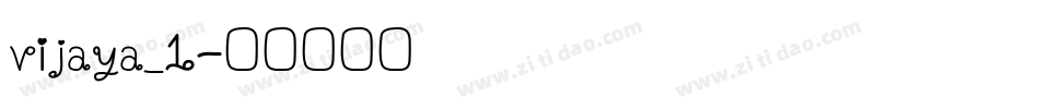 vijaya_1字体转换