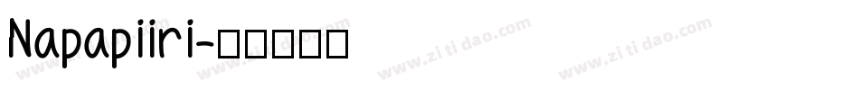 Napapiiri字体转换