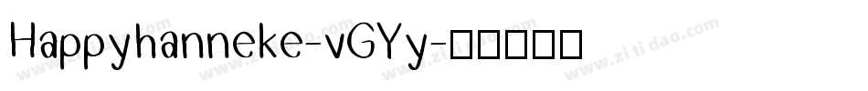 Happyhanneke-vGYy字体转换