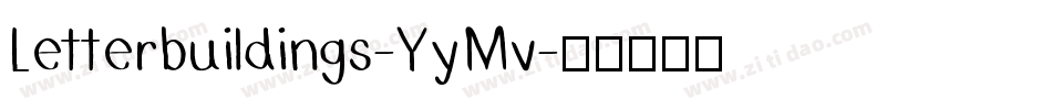 Letterbuildings-YyMv字体转换