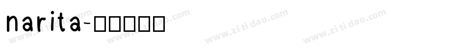 narita字体转换