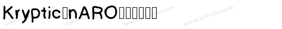Kryptic-nARO字体转换