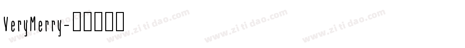 VeryMerry字体转换