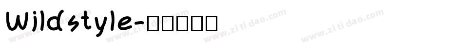 Wildstyle字体转换