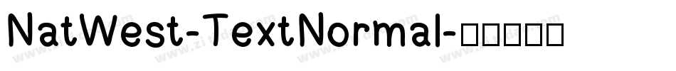 NatWest-TextNormal字体转换
