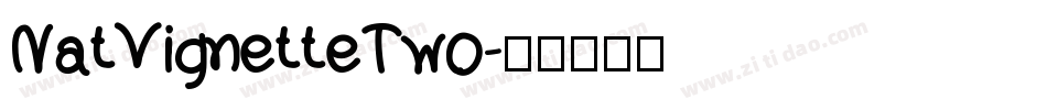 NatVignetteTwo字体转换