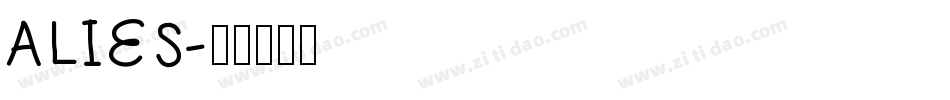 ALIES字体转换