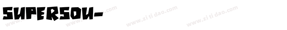 SUPERSOU字体转换