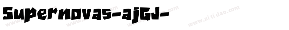 Supernovas-ajGJ字体转换