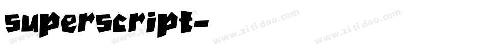 superscript字体转换
