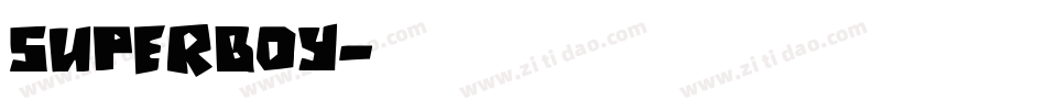 SUPERBOY字体转换