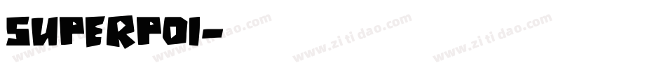 SUPERPOI字体转换