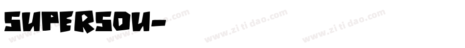 SUPERSOU字体转换