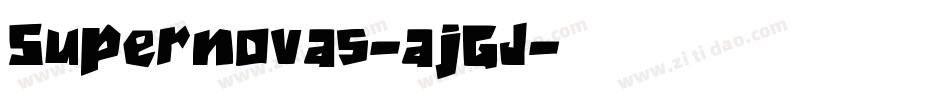Supernovas-ajGJ字体转换