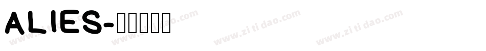 ALIES字体转换