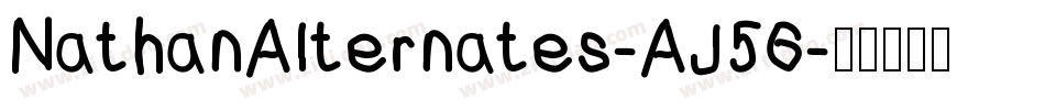 NathanAlternates-AJ56字体转换