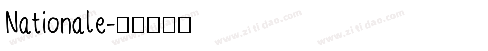 Nationale字体转换