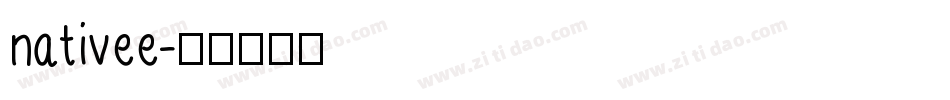 nativee字体转换
